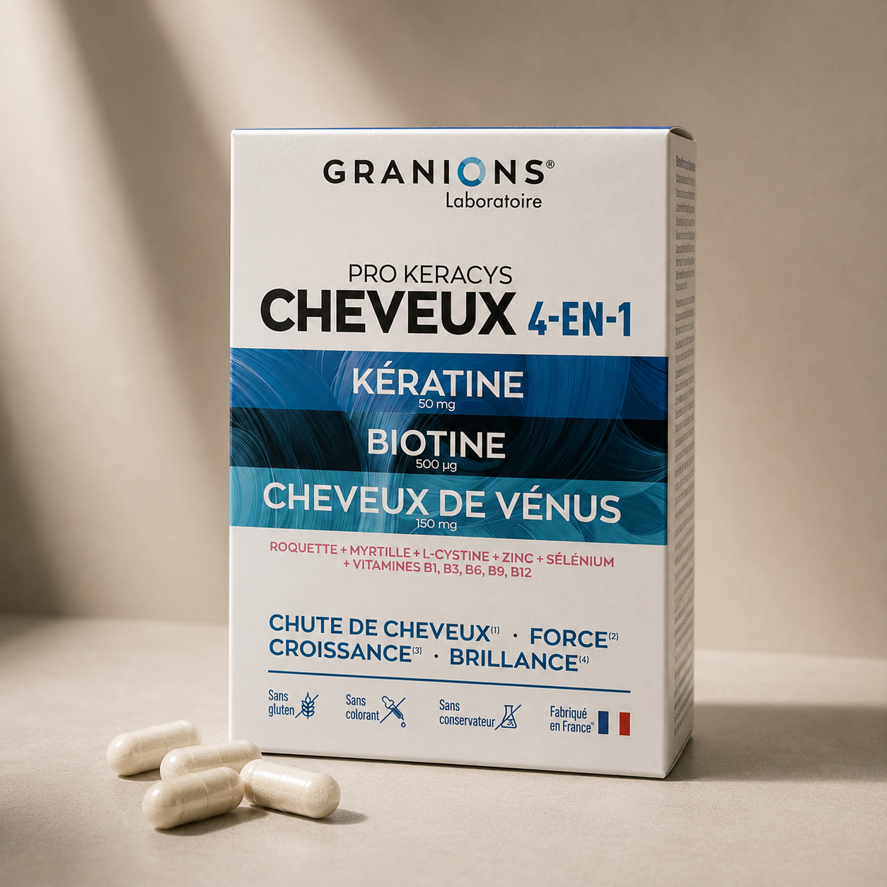 PRO KERACYS CHEVEUX 4-EN-1 - GRANIONS® Laboratoire