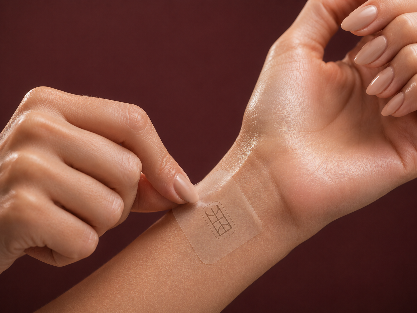 Photo lifestyle du Skin Recovery Patch METCARE 