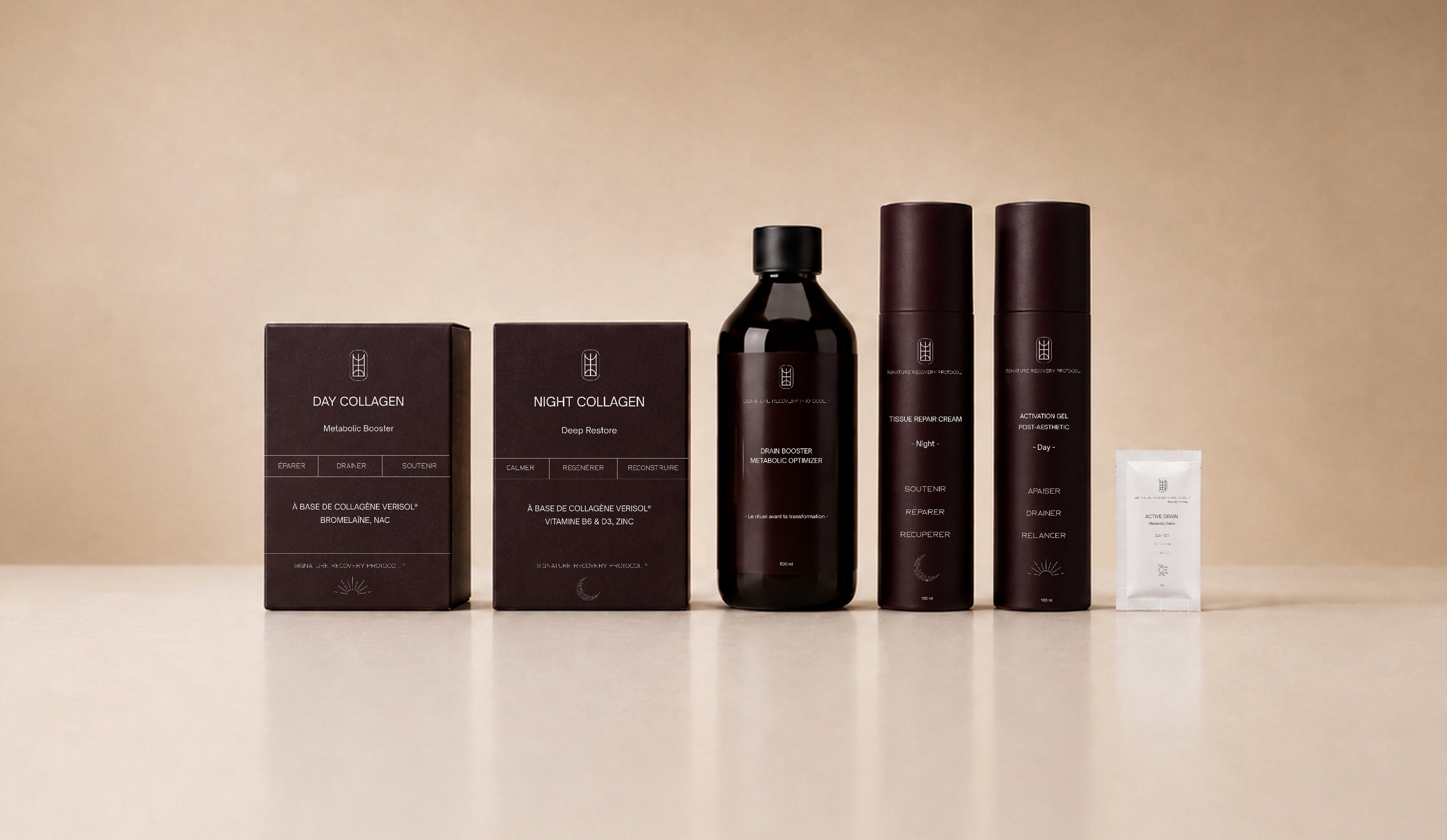 Bannières des produits Signature Recovery Protocol METCARE